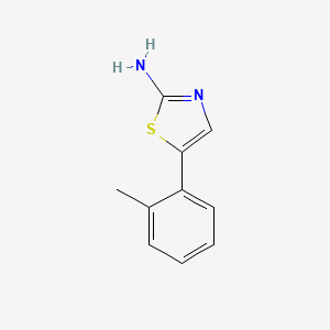 molecular formula C10H10N2S B1372998 5-(2-Methylphenyl)-1,3-thiazol-2-amine CAS No. 1183394-92-4