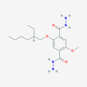 molecular formula C17H28N4O4 B13730007 2-((2-Ethylhexyl)oxy)-5-methoxyterephthalohydrazide 