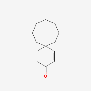 molecular formula C13H18O B13730029 Spiro[5.7]trideca-1,4-dien-3-one CAS No. 41138-71-0