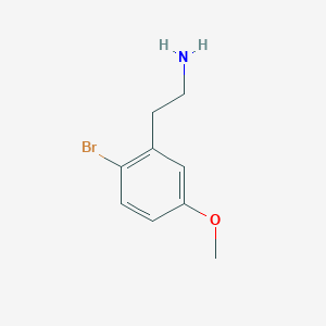 molecular formula C9H12BrNO B1373011 2-(2-Bromo-5-methoxyphenyl)ethanamine CAS No. 910381-02-1