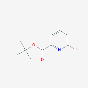 molecular formula C10H12FNO2 B1373021 tert-Butyl 6-fluoropyridine-2-carboxylate CAS No. 1053656-65-7