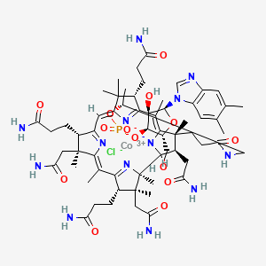 molecular formula C62H88ClCoN13O14P B13730561 Chlorocobalamin CAS No. 15041-07-3