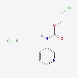 2-chloroethyl N-(pyridin-3-yl)carbamate hydrochloride