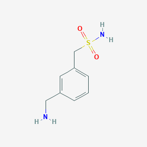 molecular formula C8H12N2O2S B1373074 [3-(Aminomethyl)phenyl]methanesulfonamide CAS No. 1178363-39-7
