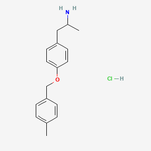 1-{4-[(4-Methylphenyl)methoxy]phenyl}propan-2-amine hydrochloride