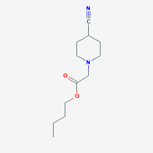 Butyl 2-(4-cyanopiperidin-1-yl)acetate