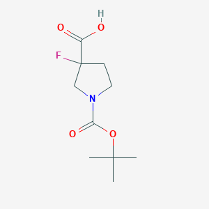 1-(Tert-butoxycarbonyl)-3-fluoropyrrolidine-3-carboxylic acid