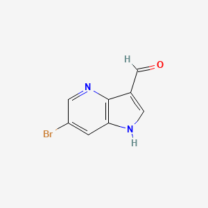 6-bromo-1H-pyrrolo[3,2-b]pyridine-3-carbaldehyde