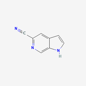 1H-pyrrolo[2,3-c]pyridine-5-carbonitrile