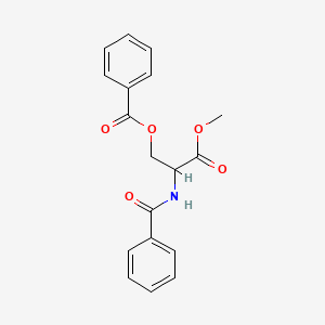 B1373097 2-Benzamido-3-methoxy-3-oxopropyl benzoate CAS No. 1239450-42-0