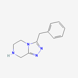 B1373099 3-benzyl-5H,6H,7H,8H-[1,2,4]triazolo[4,3-a]pyrazine CAS No. 1035454-21-7