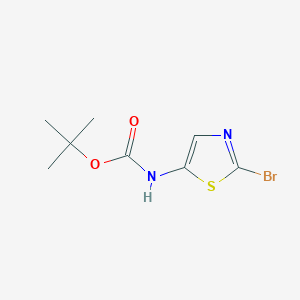molecular formula C8H11BrN2O2S B1373100 tert-Butyl (2-bromothiazol-5-yl)carbamate CAS No. 1094070-77-5
