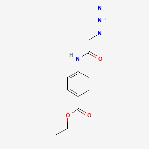 Ethyl 4-[(azidoacetyl)amino]benzoate