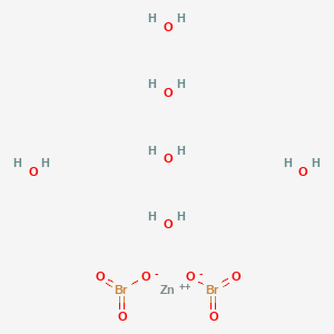 molecular formula Br2H12O12Zn B13731026 zinc;dibromate;hexahydrate 