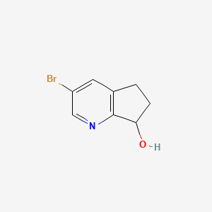 3-Bromo-6,7-dihydro-5H-cyclopenta[B]pyridin-7-OL