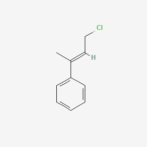 molecular formula C10H11Cl B13731039 ((E)-3-Chloro-1-methyl-propenyl)-benzene 