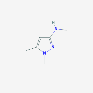 molecular formula C6H11N3 B1373104 N,1,5-Trimethyl-1H-pyrazol-3-amine CAS No. 646506-40-3