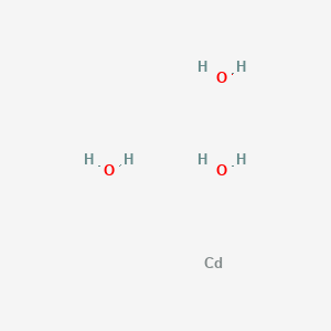 molecular formula CdH6O3 B13731043 Cadmium--water (1/3) CAS No. 29736-89-8