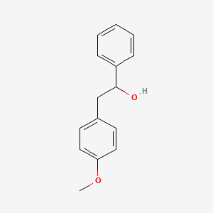 molecular formula C15H16O2 B13731048 2-(4-Methoxyphenyl)-1-phenylethanol CAS No. 20498-67-3