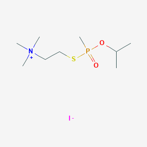 molecular formula C9H23INO2PS B13731062 Methylisopropoxyphosphorylthiocholine iodide CAS No. 1866-98-4