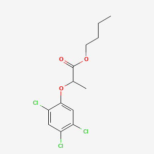 molecular formula C13H15Cl3O3 B13731069 Butyl 2-(2,4,5-trichlorophenoxy)propionate CAS No. 13557-98-7
