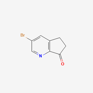 3-Bromo-5H-cyclopenta[B]pyridin-7(6H)-one