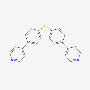 molecular formula C22H14N2S B13731071 2,8-Di(pyridin-4-yl)dibenzo[b,d]thiophene 