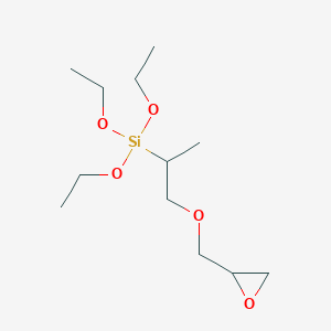 molecular formula C12H26O5Si B13731079 Triethoxy(2-glycidoxy-1-methylethyl)silane 
