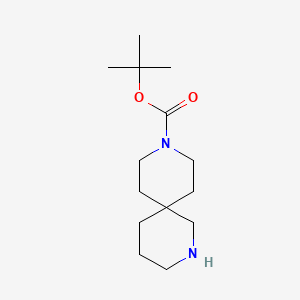 molecular formula C14H26N2O2 B1373108 Tert-butyl 2,9-diazaspiro[5.5]undecane-9-carboxylate CAS No. 1023595-19-8
