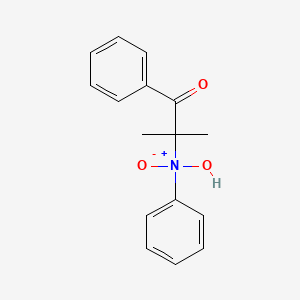 molecular formula C16H17NO3 B13731103 N-(1-Benzoyl-1-methylethyl)-A-phenylnitrone 