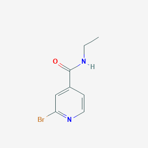 molecular formula C8H9BrN2O B1373113 2-Bromo-N-ethylisonicotinamide CAS No. 951885-78-2