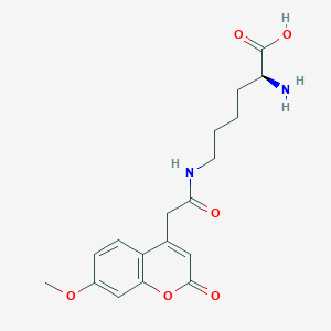 molecular formula C18H22N2O6 B13731135 Lys(Mca)-OH 