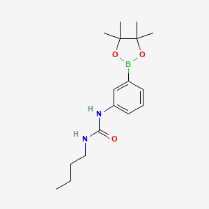 1-Butyl-3-(3-(4,4,5,5-tetramethyl-1,3,2-dioxaborolan-2-yl)phenyl)urea