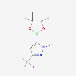 1-methyl-5-(4,4,5,5-tetramethyl-1,3,2-dioxaborolan-2-yl)-3-(trifluoromethyl)-1H-pyrazole