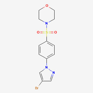 4-Bromo-1-(4-morpholinosulfonylphenyl)pyrazole