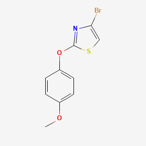 4-Bromo-2-(4-methoxyphenoxy)thiazole