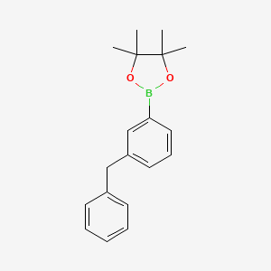 2-(3-Benzylphenyl)-4,4,5,5-tetramethyl-1,3,2-dioxaborolane