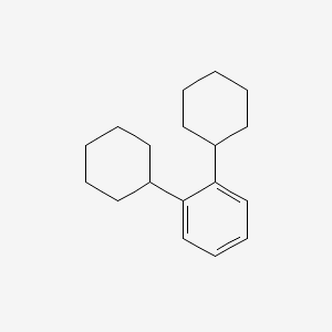 molecular formula C18H26 B13731265 1,2-Dicyclohexylbenzene CAS No. 4575-44-4