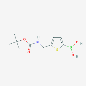 (5-(((tert-Butoxycarbonyl)amino)methyl)thiophen-2-yl)boronic acid