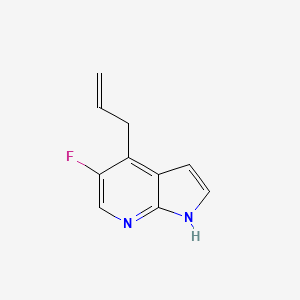 4-Allyl-5-fluoro-1H-pyrrolo[2,3-b]pyridine