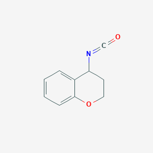 molecular formula C10H9NO2 B1373138 4-isocyanato-3,4-dihydro-2H-1-benzopyran CAS No. 1333810-95-9