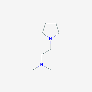 molecular formula C8H18N2 B13731382 N,N-Dimethyl-2-(pyrrolidin-1-yl)ethan-1-amine CAS No. 19155-00-1