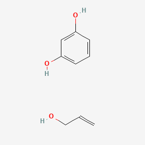 molecular formula C9H12O3 B13731428 Benzene-1,3-diol;prop-2-en-1-ol CAS No. 42425-45-6