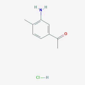 1-(3-Amino-4-methylphenyl)ethanone hydrochloride