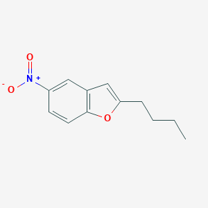 molecular formula C12H13NO3 B137315 2-丁基-5-硝基苯并呋喃 CAS No. 133238-87-6