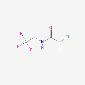 2-chloro-N-(2,2,2-trifluoroethyl)propanamide