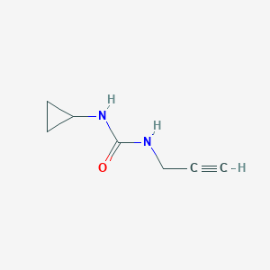 molecular formula C7H10N2O B1373171 1-Cyclopropyl-3-(prop-2-yn-1-yl)urea CAS No. 1249183-21-8