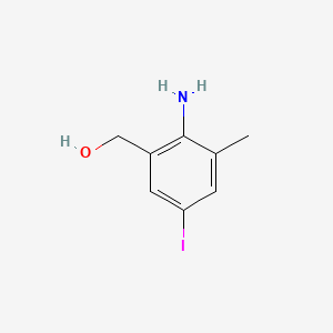 molecular formula C8H10INO B1373176 2-Amino-5-iodo-3-methylbenzyl alcohol CAS No. 108857-25-6