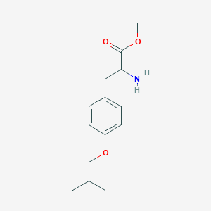 molecular formula C14H21NO3 B13731831 Methyl 2-amino-3-(4-isobutoxyphenyl)propanoate 