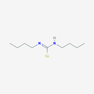 molecular formula C9H19N2Se B13731853 (N,N'-Dibutylcarbamimidoyl)selanyl CAS No. 39645-73-3